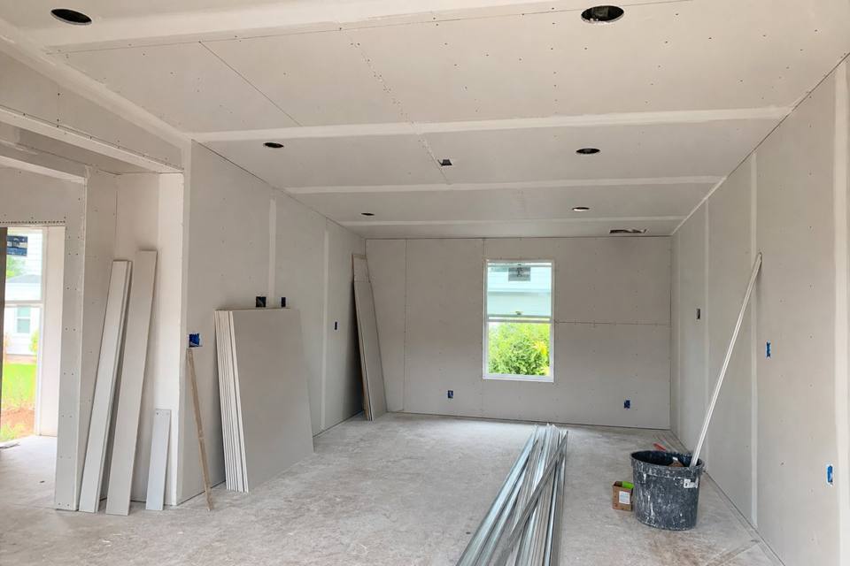 drywall installation detail for drywall work in Brevard County